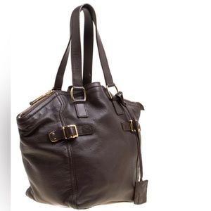 YSL - Downtown bag - Black Leather